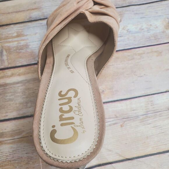 Sam Edelman by Circus Wedge Sandal Size 9.5 Tan - Picture 6 of 11